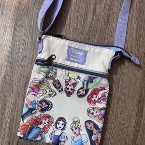 Loungefly Disney Princess Crossbody Bag - Lavender and Cream